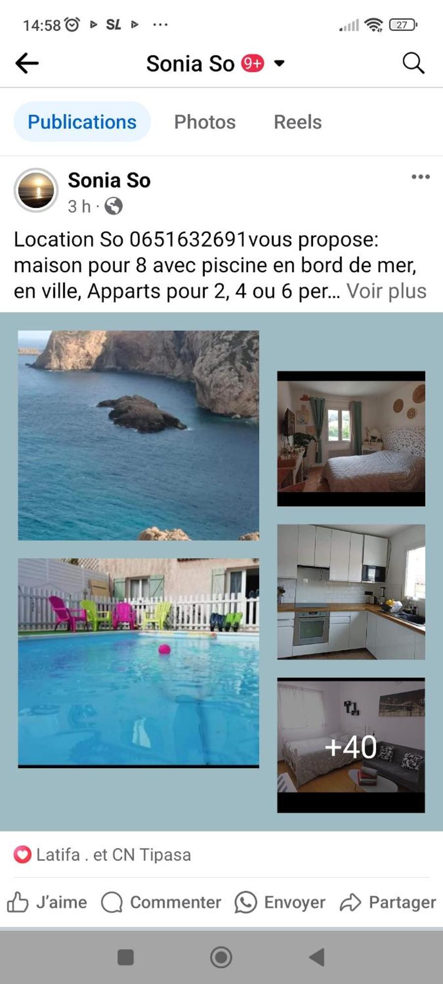 Les Hebergements De La Plage En Ville 마르티그 외부 사진